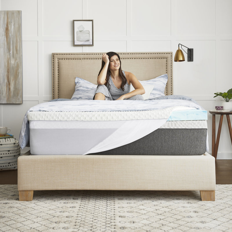 Sealy Chill 3" Memory Foam Mattress Topper & Reviews Wayfair